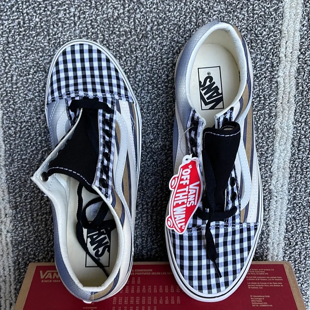 Vans Old Skool Prep Retro Blancdeblanc MENS - Picture 13 of 16